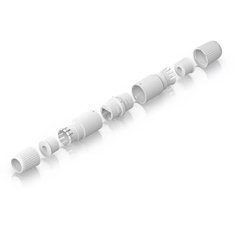 Ubiquiti UACC-RJ45-Coupler-C6A-Outdoor piatto bianco RJ-45 2 pezzi