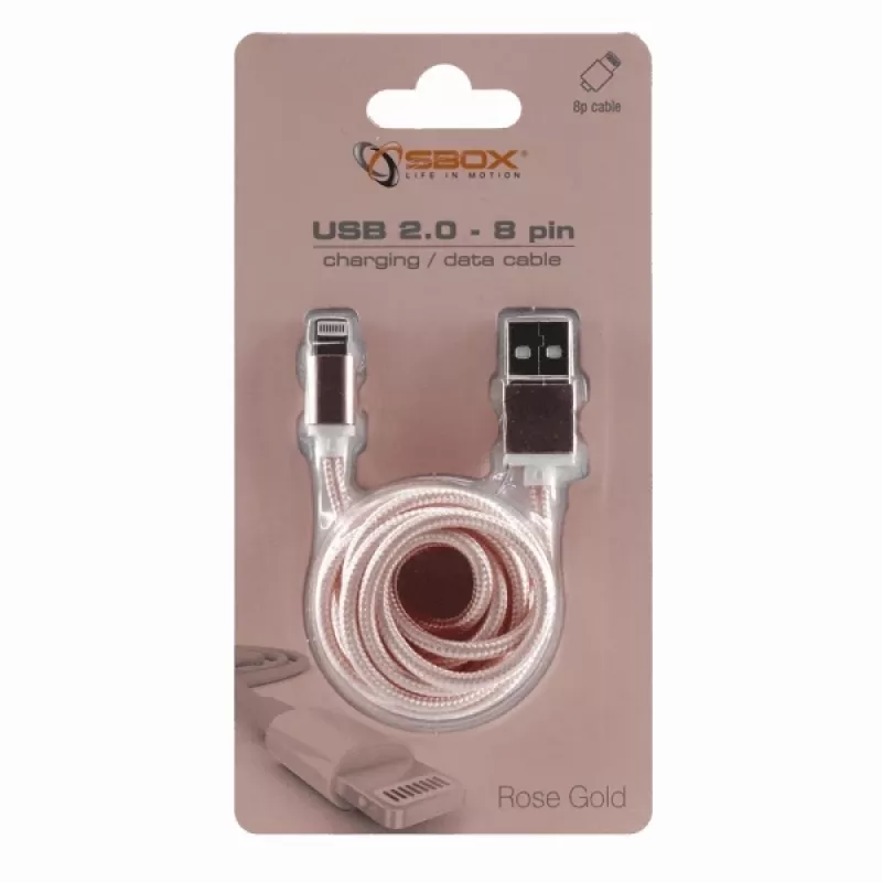 Sbox USB 2.0 8 Pin IPH7-RG oro rosa