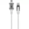 Cavo di rete Goobay 74180 USB C RJ-45 Cat6 10 m bianco