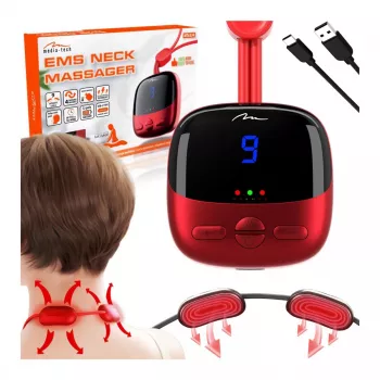 Massaggiatore per il collo MEDIA-TECH MT6534 con tecnologia EMS, intensità regolabile