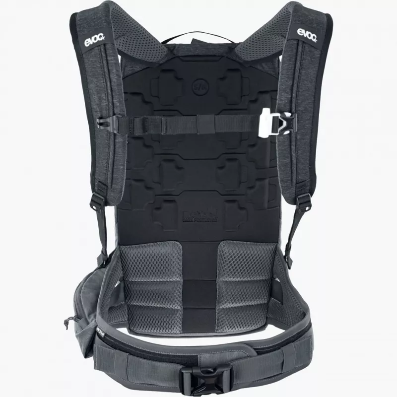 Zaino da bici EVOC Trail Pro 10L Carbon grigio sport