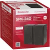 Diffusori da scrivania DEFENDER SPK-240 con filo, 2.0, 6 W RMS, alimentazione USB, 3,5 mm, nero