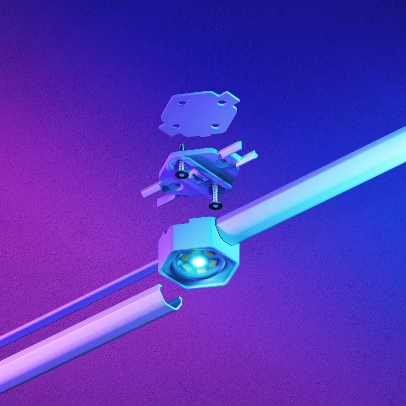 Luci da esterno Nanoleaf N7401E00-5POL 5 m multicolore permanente