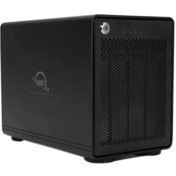 ThunderBay 4 (nero, box esterno per unità Thunderbolt 3 a 4 vani)