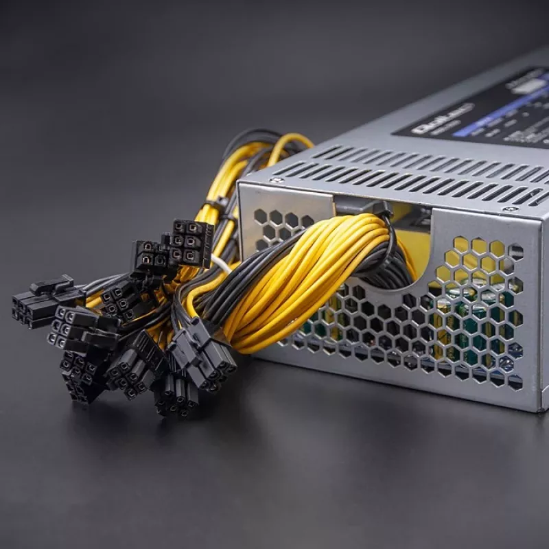 Alimentatore Qoltec 50350 1850W PCI-E | 80 Plus Platinum | Gaming Miner