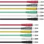 OMNITRONIC cavo patch jack 6,3 mm stereo, 6x 0,9 m