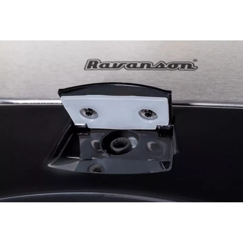 Ravanson OP-7050 Sandwichiera 3 in 1, 1200 W, Nero/Argento