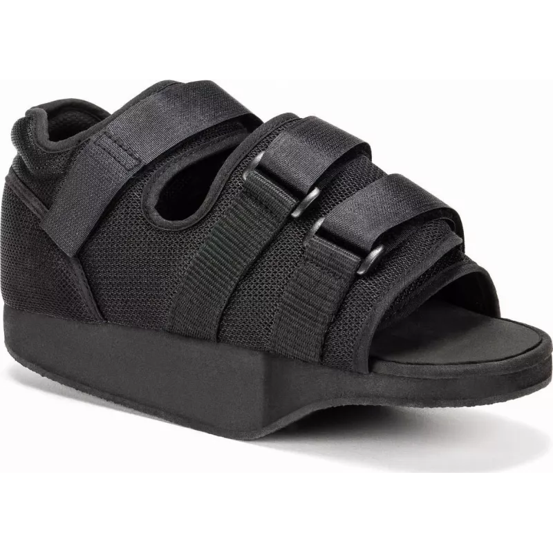Scarpa postoperatoria MDH XL nera — scarpa postoperatoria medicale, taglia XL, tomaia sintetica, suola esterna in EVA