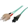 Tecline exertis Connect - cavo patch - SC multimodale (M) a MT-RJ multimodale (M) - 7 m - fibra ottica - 50/125 micrometri - OM3 - turchese (39975007)