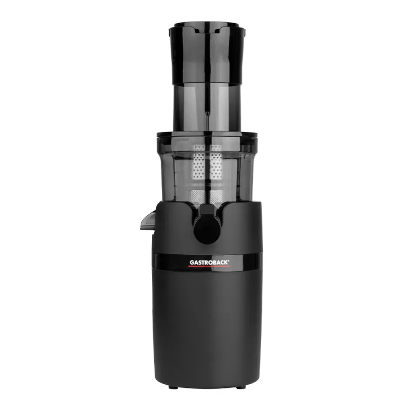 Gastroback 40146 Vita Fresh estrattore di succo a bassa velocità, 200 W, 50 giri/min, caraffa succo 0,8 l, bocca di carico 78 mm