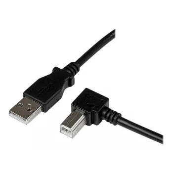 StarTech.com cavo USB 2.0 A a B ad angolo retto 3 m – M/M, 3 m, USB A, USB B, USB 2.0, nero