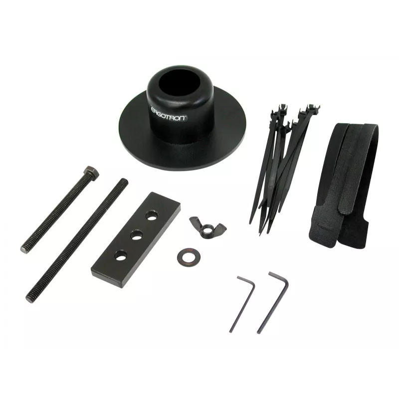 Base di montaggio grommet Ergotron DS100 nero