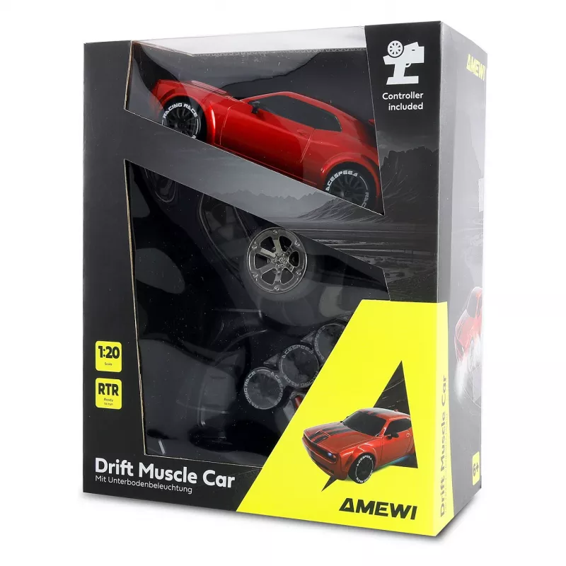Amewi Drift Muscle Car 4WD 1:20 RTR rosso (21114)