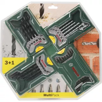 Bosch Mini X-Line Multipack 3+1 set di punte e inserti, 46 pz.
