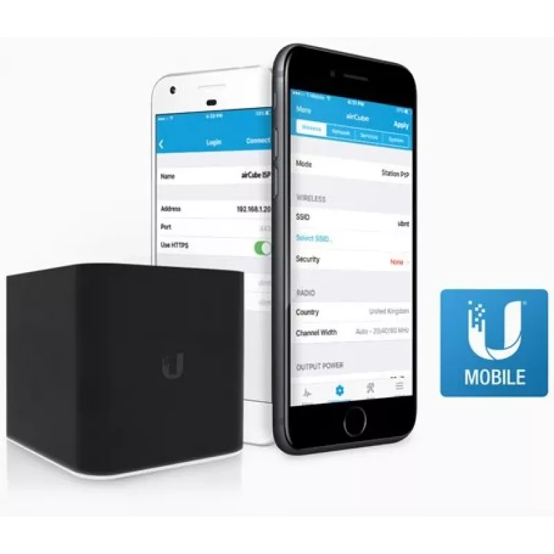 Ubiquiti ACB-ISP Router WiFi, airCube, 2,4 GHz, MIMO, 4x RJ45 100Mb/s
