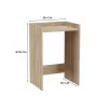 top e shop POLA NP armadio per lavanderia per lavatrice - rovere sonoma