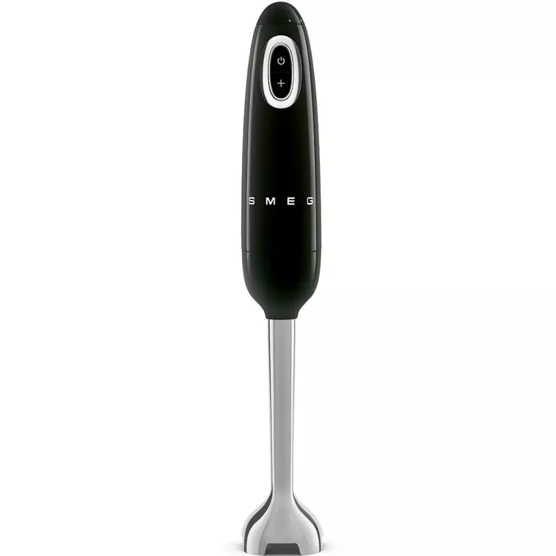 Frullatore a immersione Smeg HBF03BLEU — 700 W Frullatore a mano, 1,4 L bicchiere, lama in acciaio inox, nero