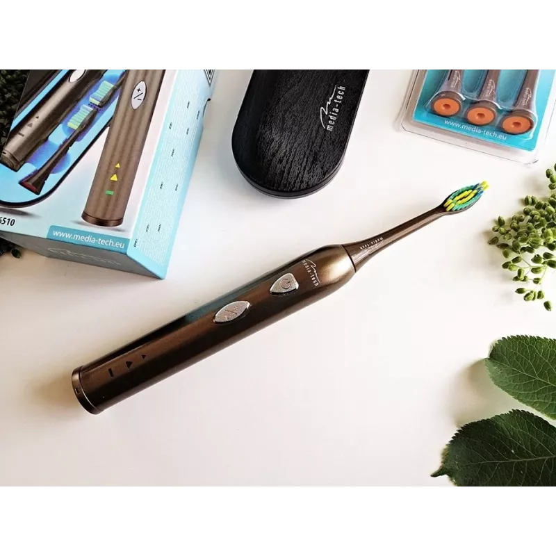 Spazzolino Media-Tech SONIC WAVECLEAN adulti marrone