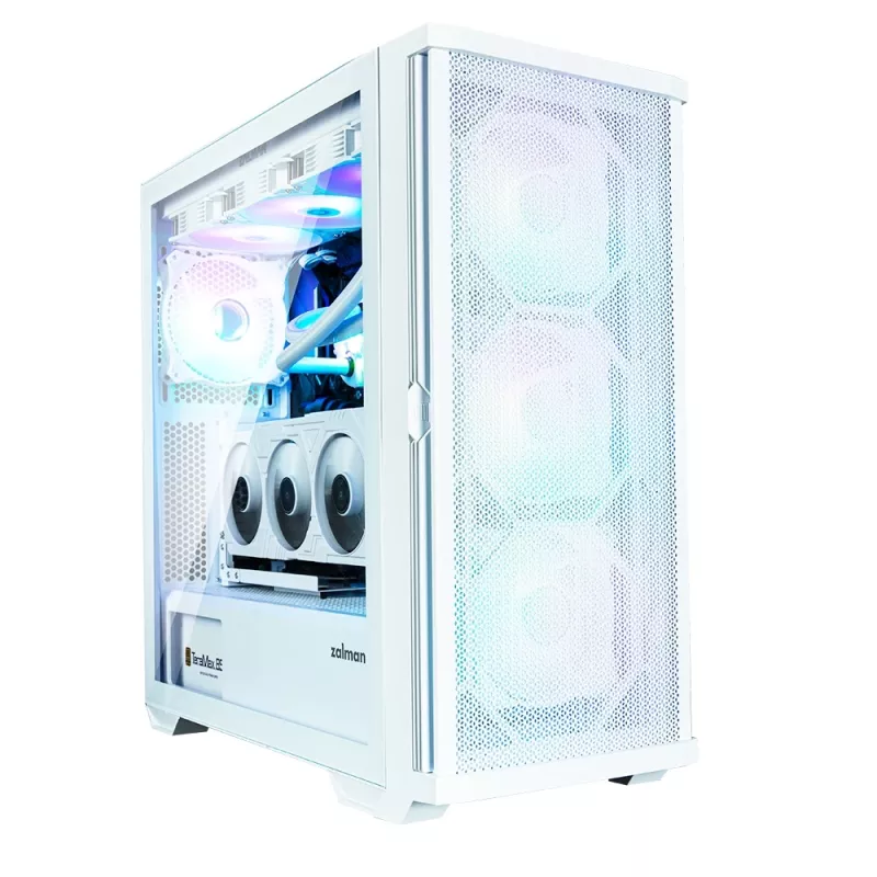 Zalman Z10 DUO ATX ZM-IF120 x4 bianco