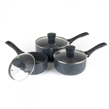 Set pentole Russell Hobbs Nightfall Stone 3 pezzi 16/18/20 cm antiaderente