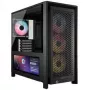 Corsair FRAME 4000D LCD RS case PC, Midi-Tower, ATX, ARGB, vetro temperato - nero