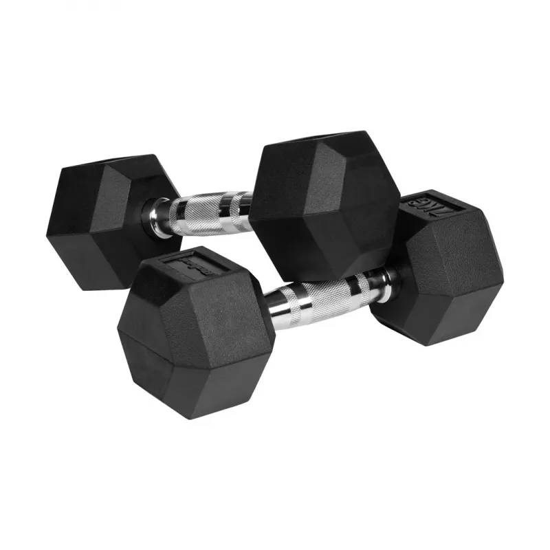 Manubri Rebel Active RBA-2325 rivestiti in gomma coppia 2 x 7 kg