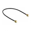 Delock 89607 cavo antenna, da MHF a MHF, 10 cm, nero