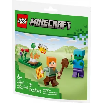 Bricks Minecraft 30732 Il conflitto del falò di Alex