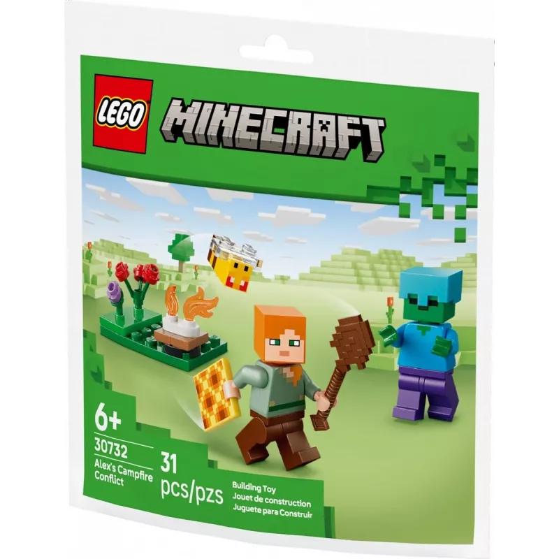 Bricks Minecraft 30732 Il conflitto del falò di Alex