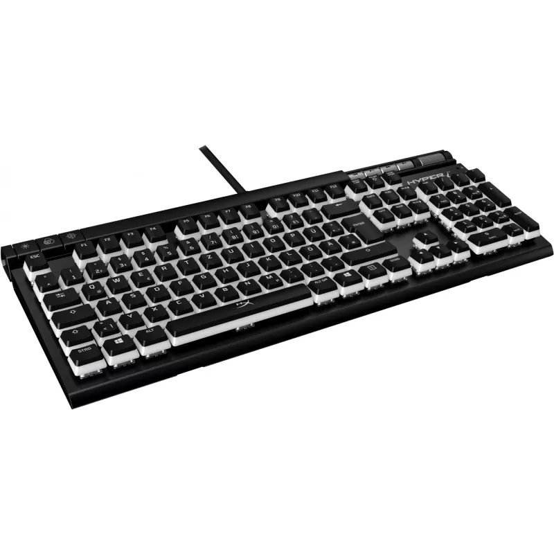 HyperX Pudding Keycaps – set completo di tasti – ABS – nero (layout DE) – tasti per tastiera – ABS – nero
