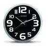 Orologio da parete al quarzo Esperanza Zurich EHC013K, ovale, nero/bianco