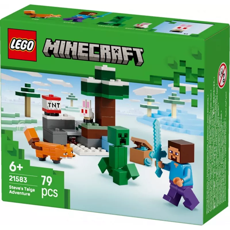 LEGO MINECRAFT 21583 L'avventura nella taiga di Steve