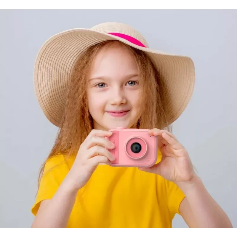 Fotocamera digitale per bambini Xrec myFirst Camera 10 — rosa, per bambini dai 5 anni, 76 g
