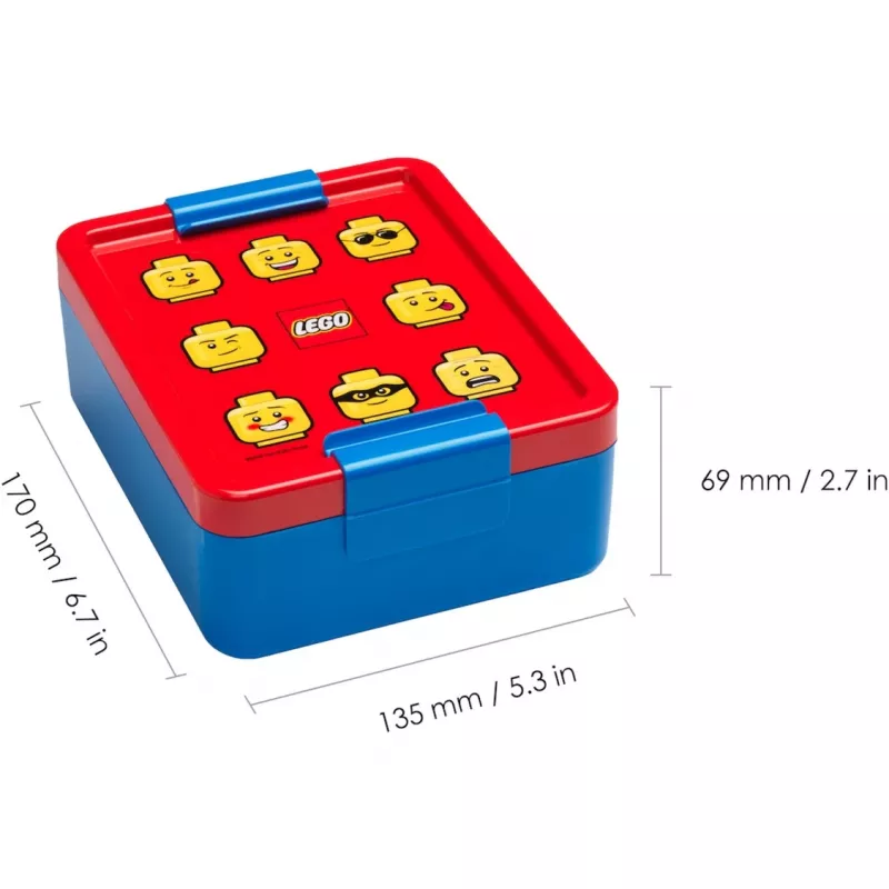 Set pranzo LEGO 40580001 Bright Blue – portapranzo e set borracce per bambini