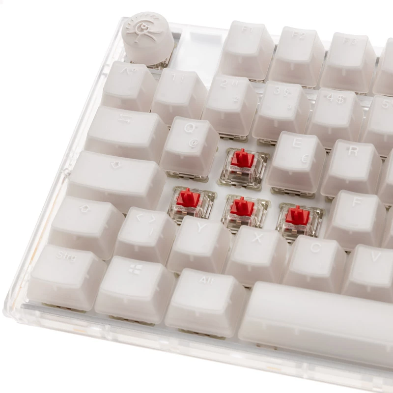 Tastiera Ducky One 3 RGB, gaming, USB, QWERTY, US English, bianco