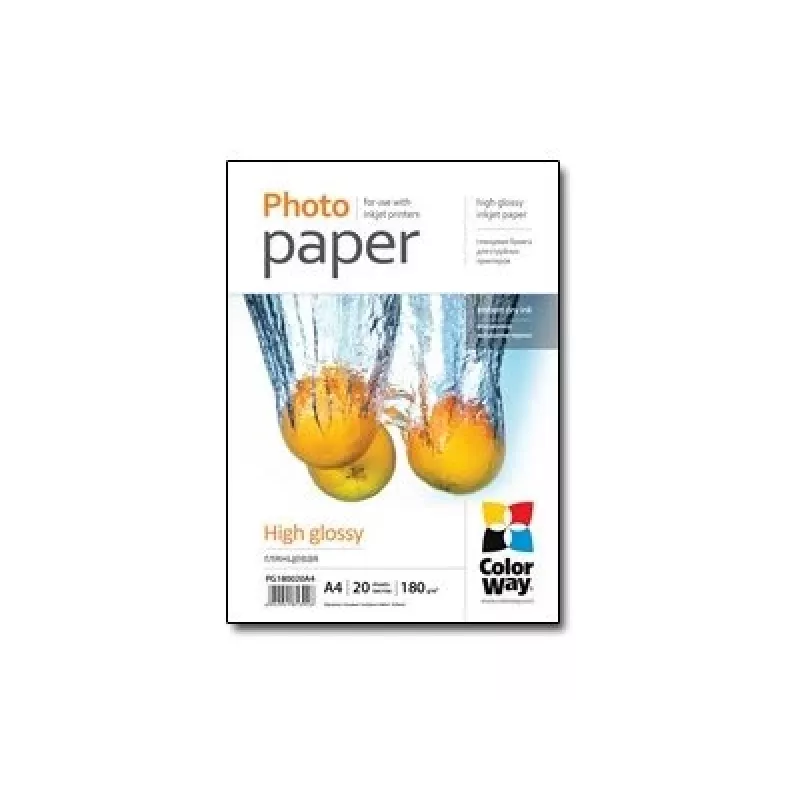 Carta fotografica lucida Colorway PG180020A4 A4