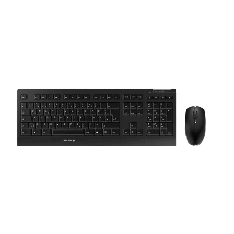CHERRY B.UNLIMITED 3.0 tastiera mouse inclusi ufficio RF Wireless tedesco nero