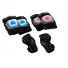 Protezione gomiti e ginocchia pattinaggio skateboard HUDORA 83010 nero