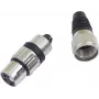 Connettore XLR a 3 pin Omnitronic 30200111 — connettore audio maschio/femmina per microfono e audio professionale