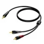 Cavo stereo jack 3,5 mm a 2 connettori RCA Procab 3 m