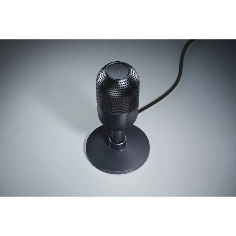 Microfono da tavolo Razer Seiren V3 Mini, USB-C, supercardioide, 20–20000 Hz, 96 kHz, 24-bit, nero