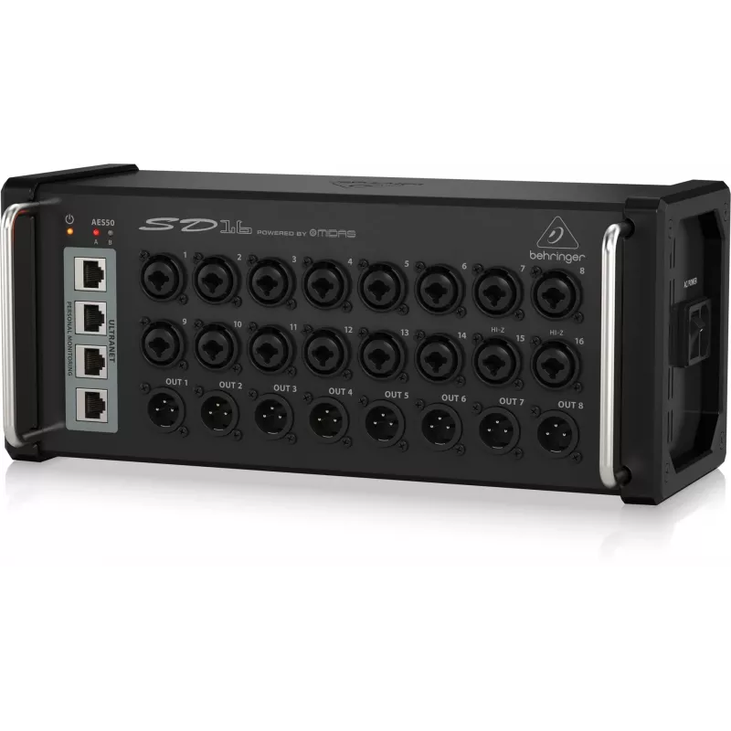 Stagebox Behringer SD16 nero metallo