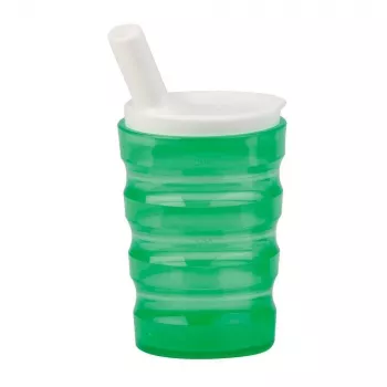 Bicchiere di sicurezza per utenti con disabilità - verde