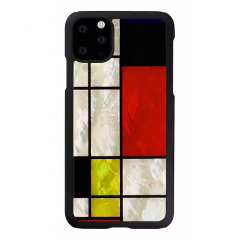 Custodia per smartphone iKins per iPhone 11 Pro Max – Mondrian nero custodia protettiva