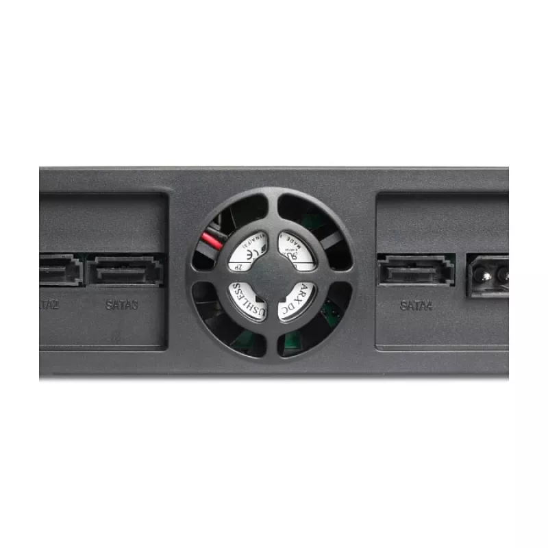 DeLOCK 67338 Ventola assiale 12 V DC, 35 x 35 x 10 mm, nera