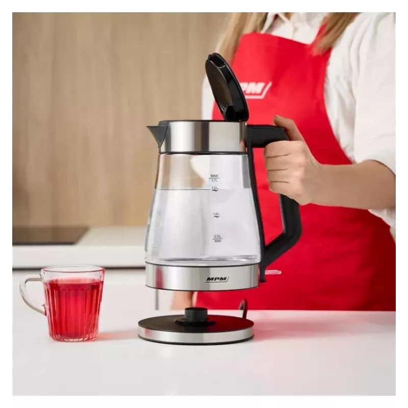 Bollitore MPM 1.7L 2200W nero