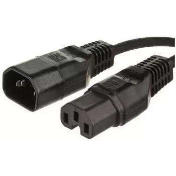 Microconnect PE011410 cavo di alimentazione nero 1 m connettore femmina C14 connettore femmina C15