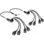 Hub USB DELOCK 61072 — hub USB 2.0 a 8 porte, alimentato dal bus