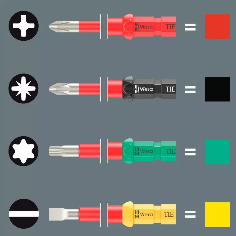 Wera Kraftform Kompakt VDE Edelstahl 17 extra sottile set di cacciaviti (05006631001)