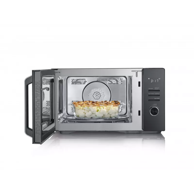 Microonde combinato SEVERIN MW 7798, da tavolo, 29 l, 900 W, nero, piatto rotante 315 mm